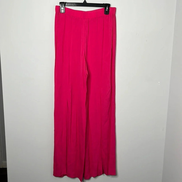 Trina Turk Genie Pink Front Slit Lounge Pants - Picture 2 of 7